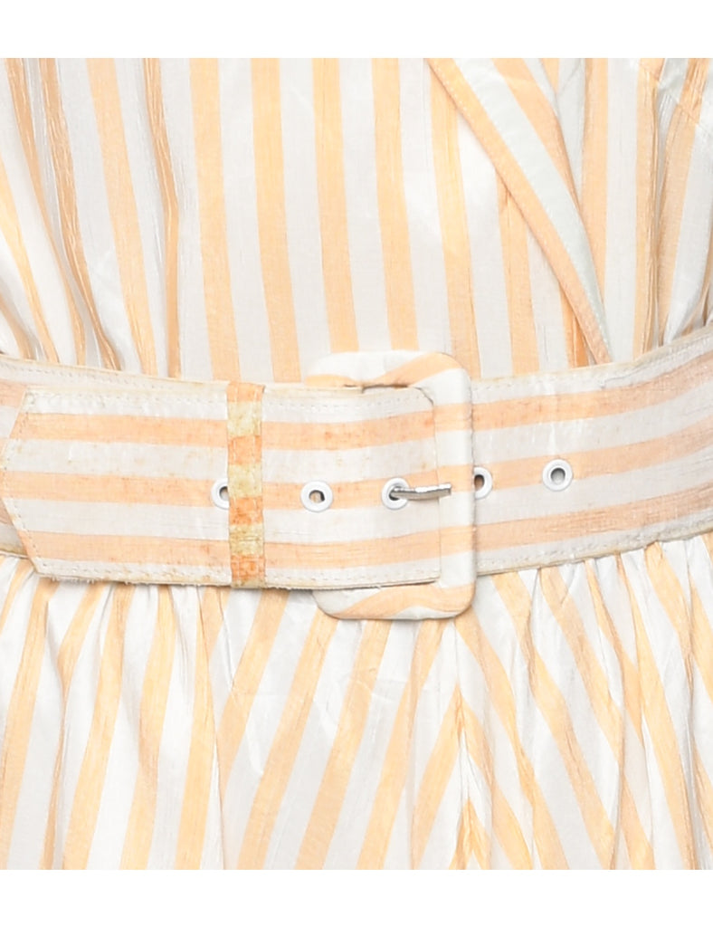 Leslie Fay Striped Dress - L