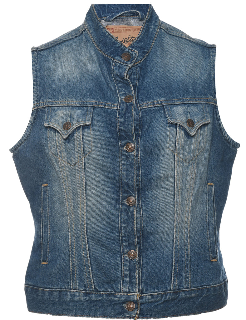 Levi's 1990s Stone-Wash Denim Vest - L