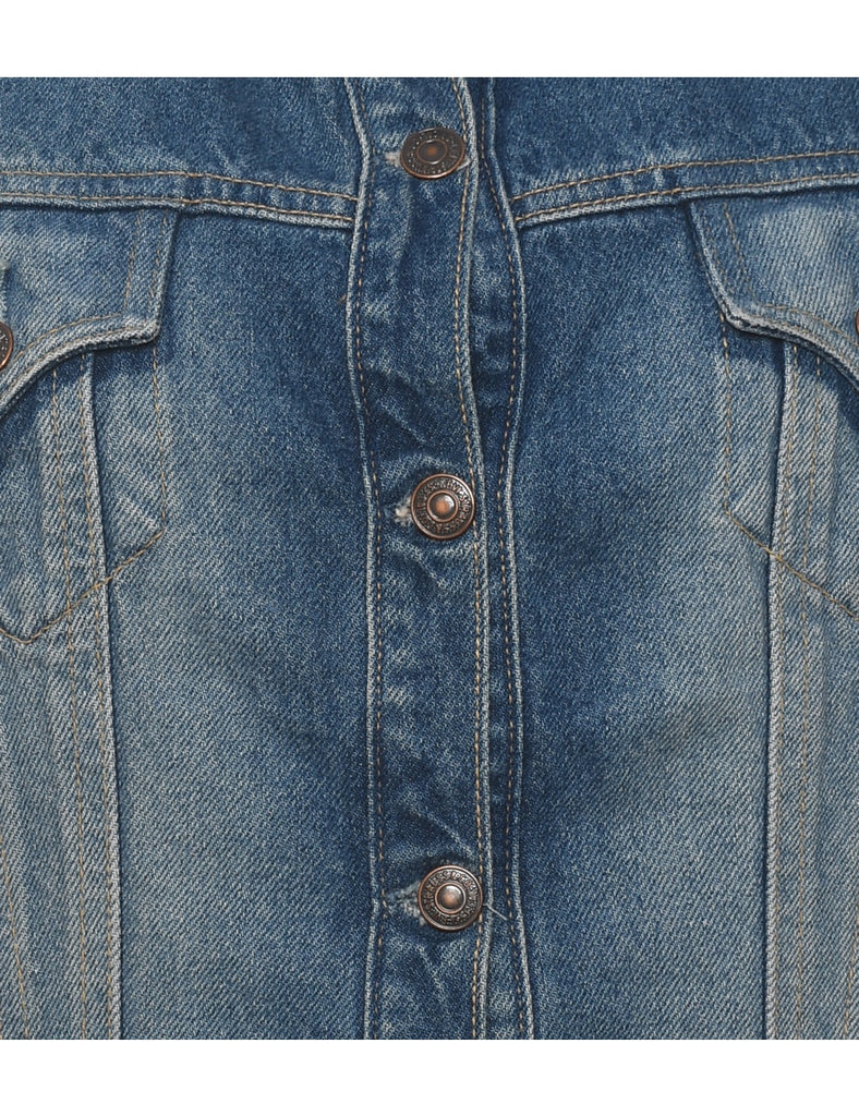 Levi's 1990s Stone-Wash Denim Vest - L