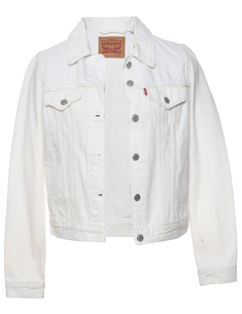 Levi's Classic White Denim Jacket - M