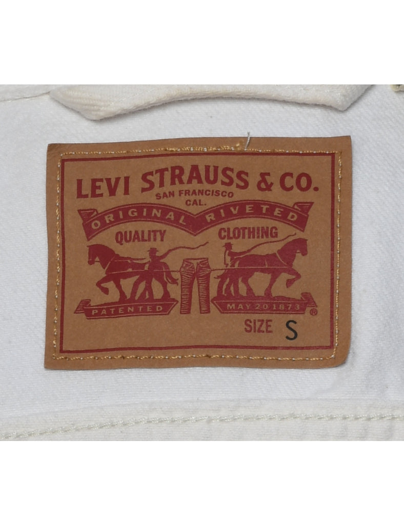 Levi's Classic White Denim Jacket - M