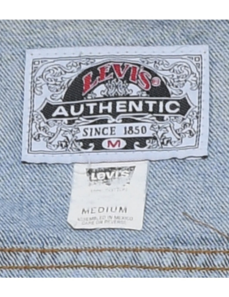 Levi's Embellished 1990s Denim Vest - M