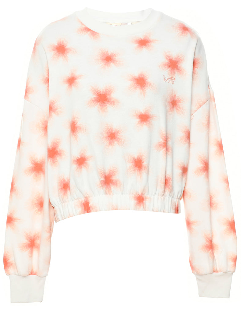 Levi's Floral Printed Sweatshirt - L