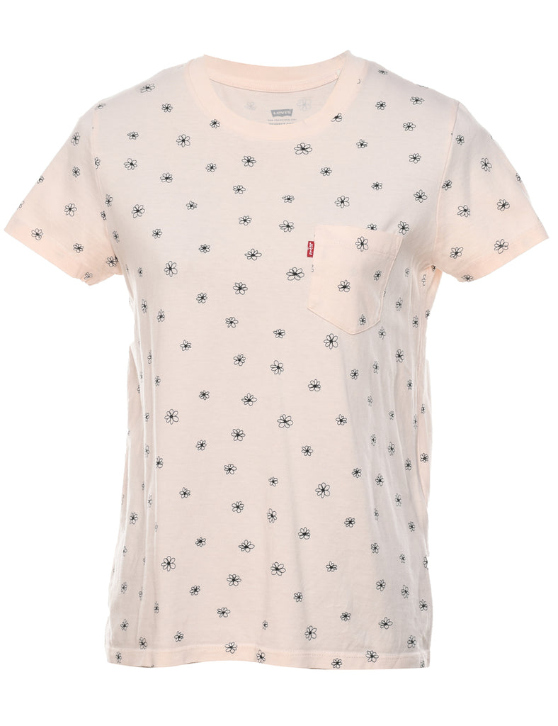 Levi's Floral Printed T-shirt - S