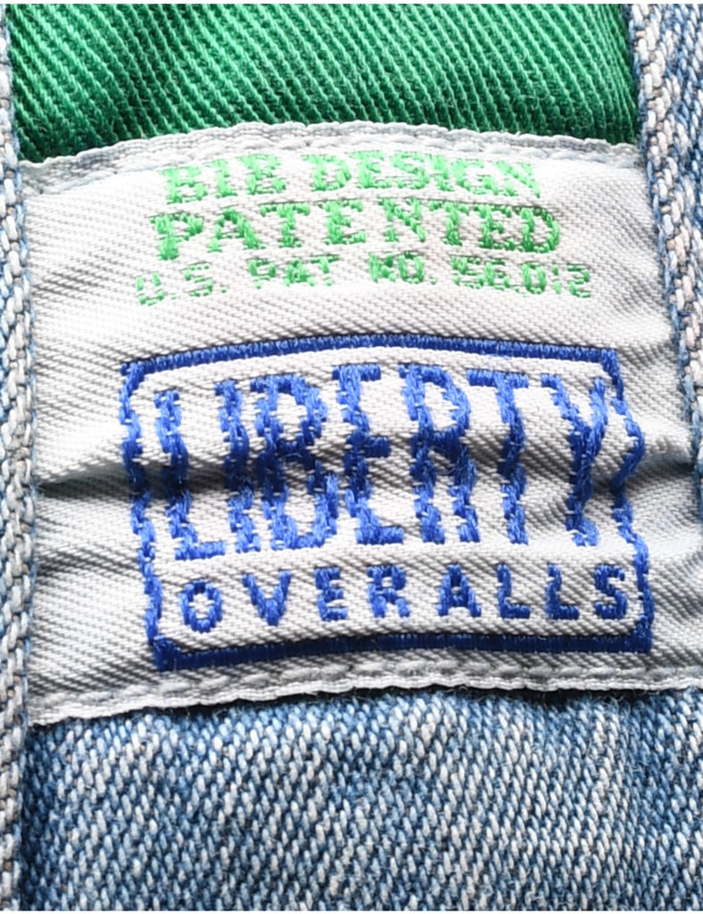 Liberty Light Wash Dungarees - W38 L32