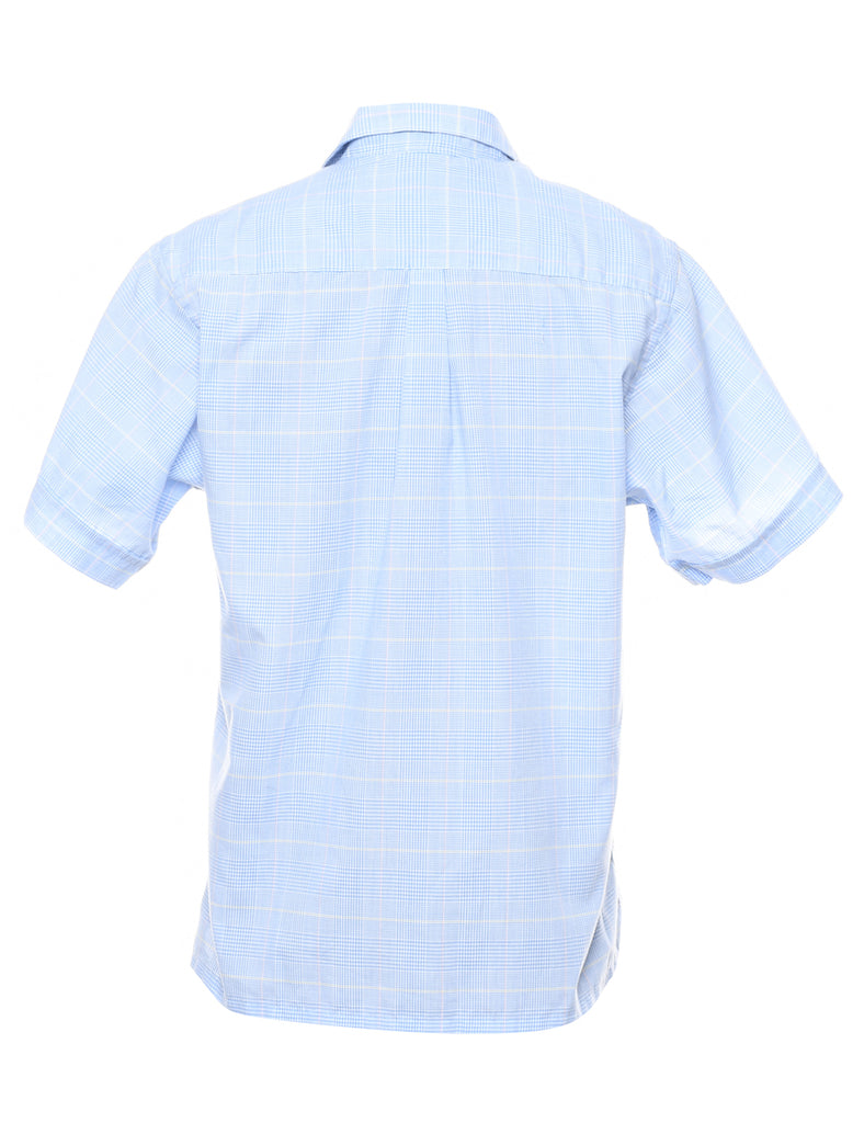 Light Blue Checked Shirt - M