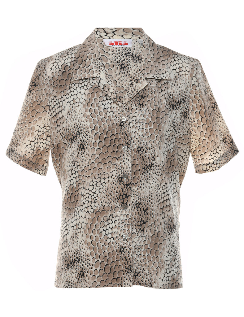 Light Brown Blouse - L