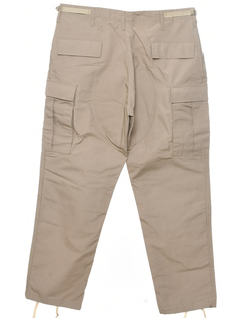 Light Brown Cargo Trousers - W38 L32