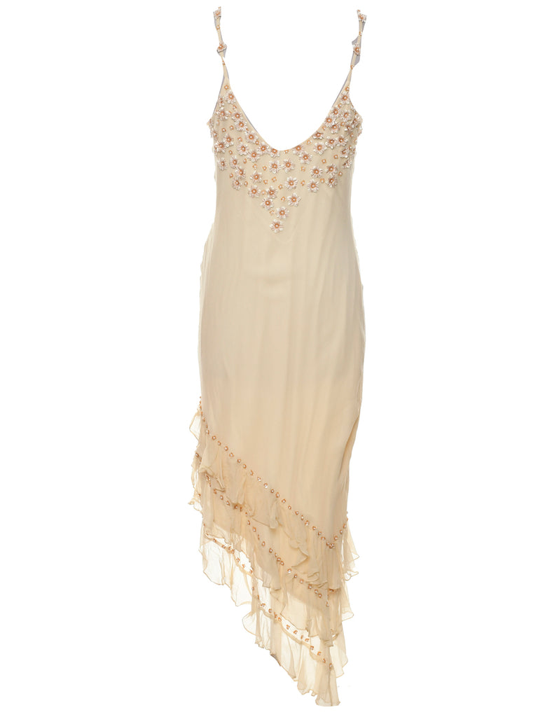 Light Brown Evening Dress - S