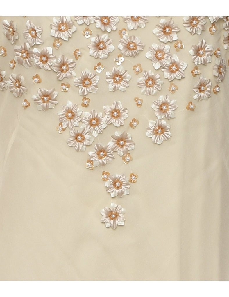 Light Brown Evening Dress - S