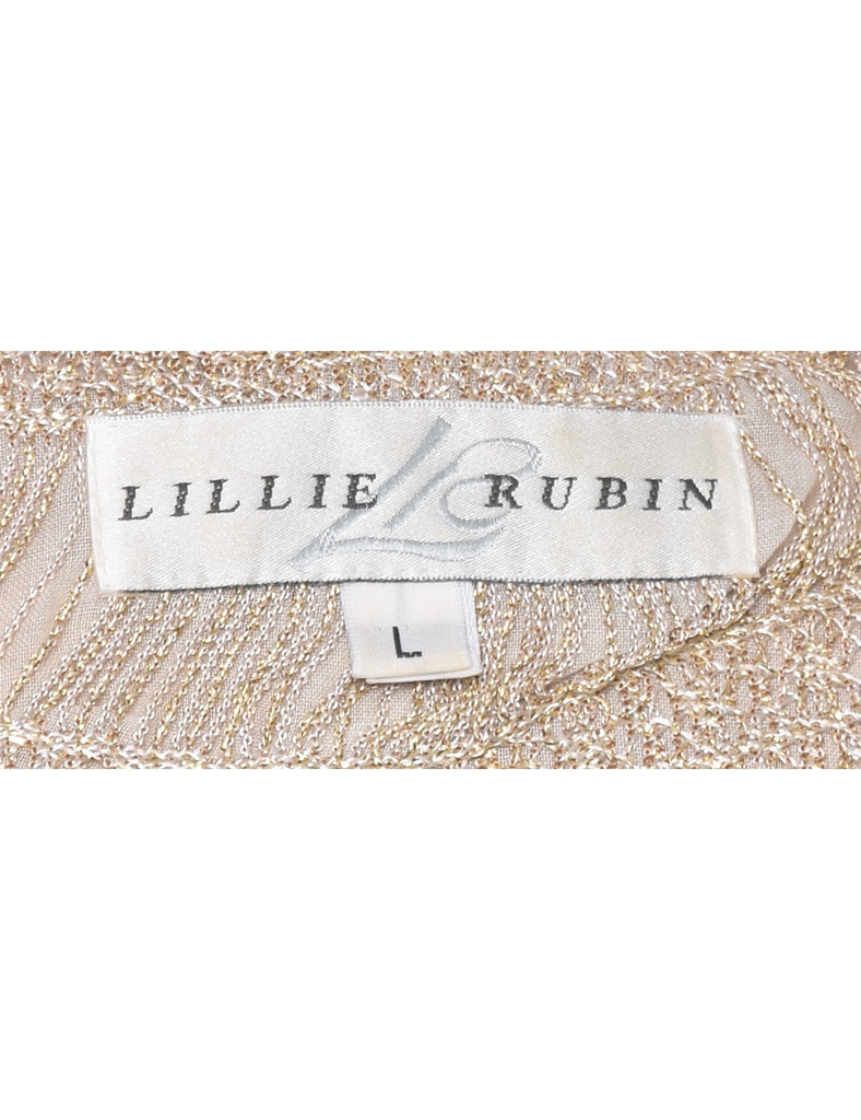 Light Brown Party Top - L