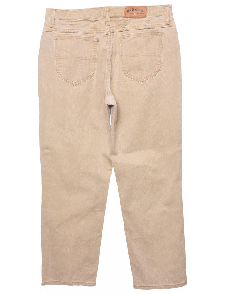 Light Brown Tapered Jeans - W34 L28