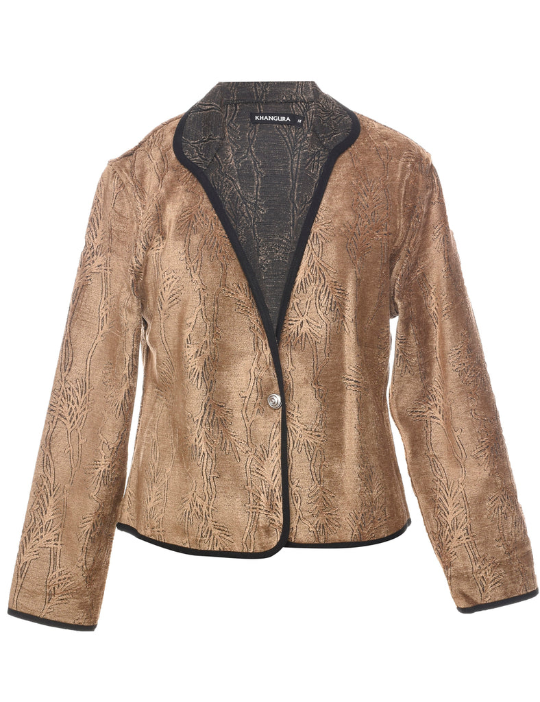 Light Brown Tapestry Jacket - M