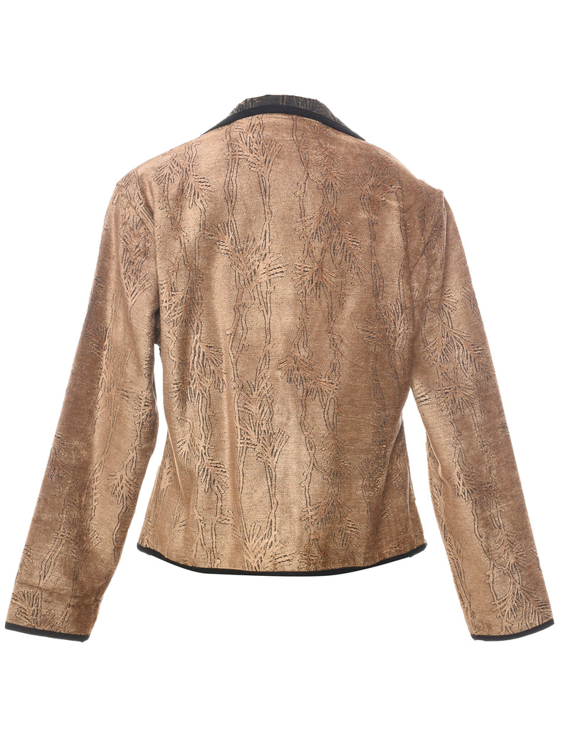 Light Brown Tapestry Jacket - M
