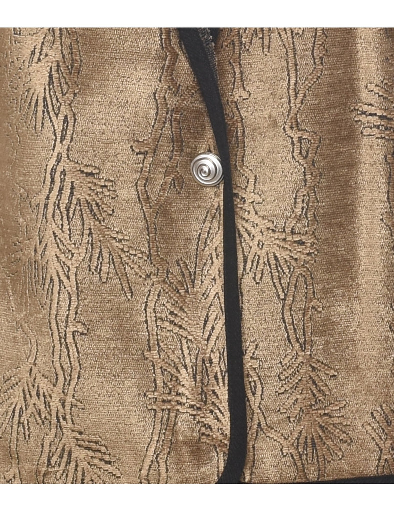 Light Brown Tapestry Jacket - M