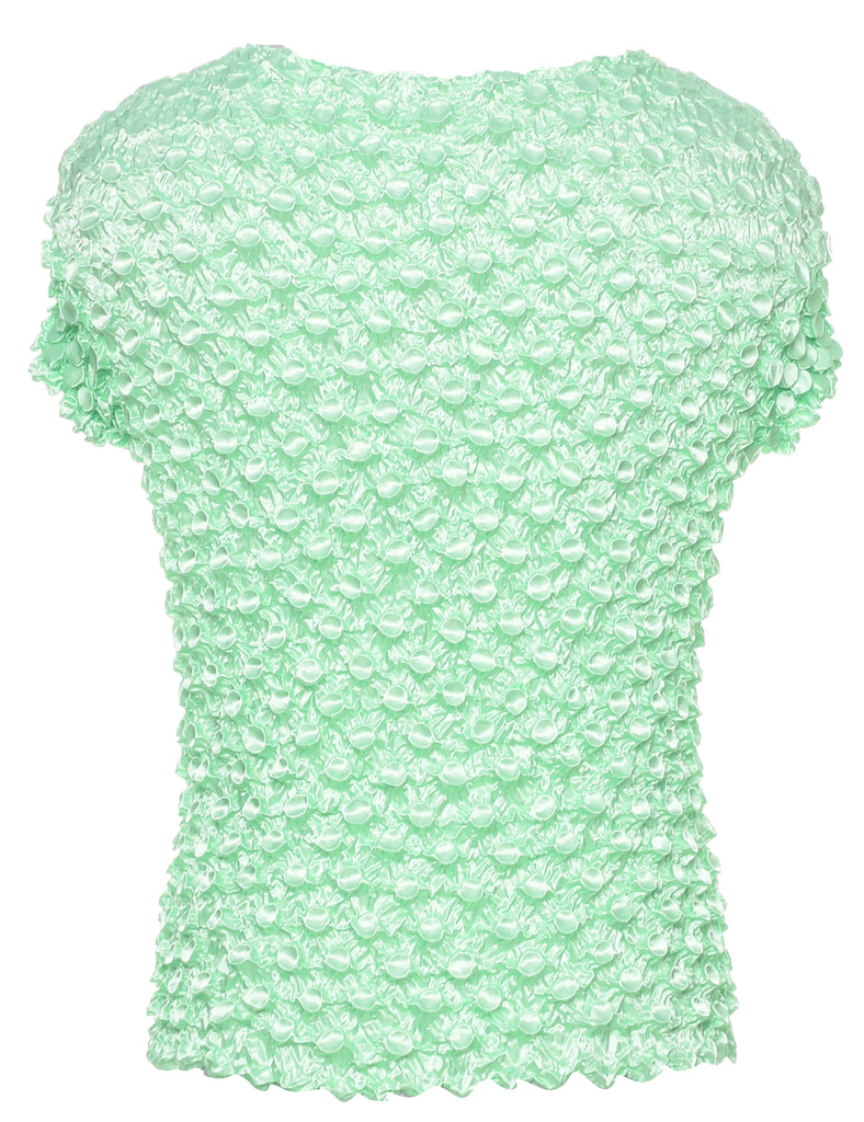Light Green Popcorn Top - S