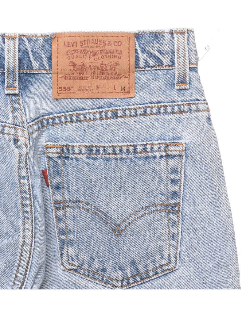Light Wash 555's Fit Levi's Straight-Fit Jeans - W26 L31