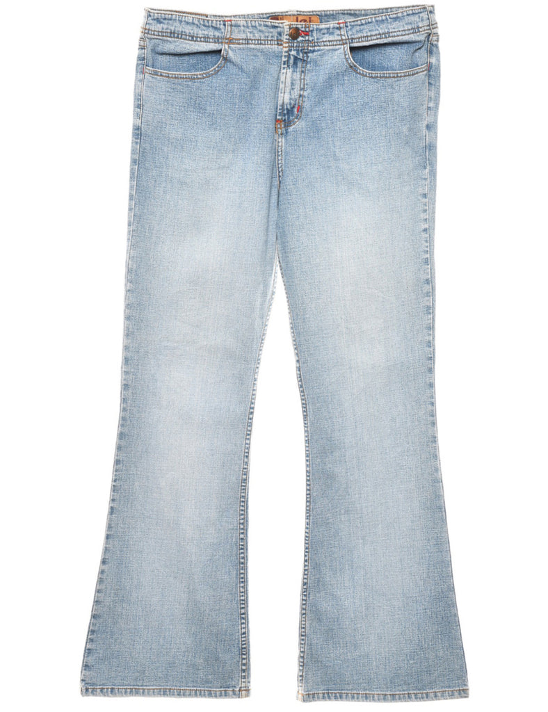 Light Wash Bootcut Jeans - W34 L31