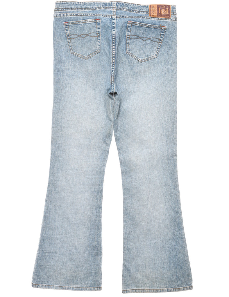 Light Wash Bootcut Jeans - W34 L31