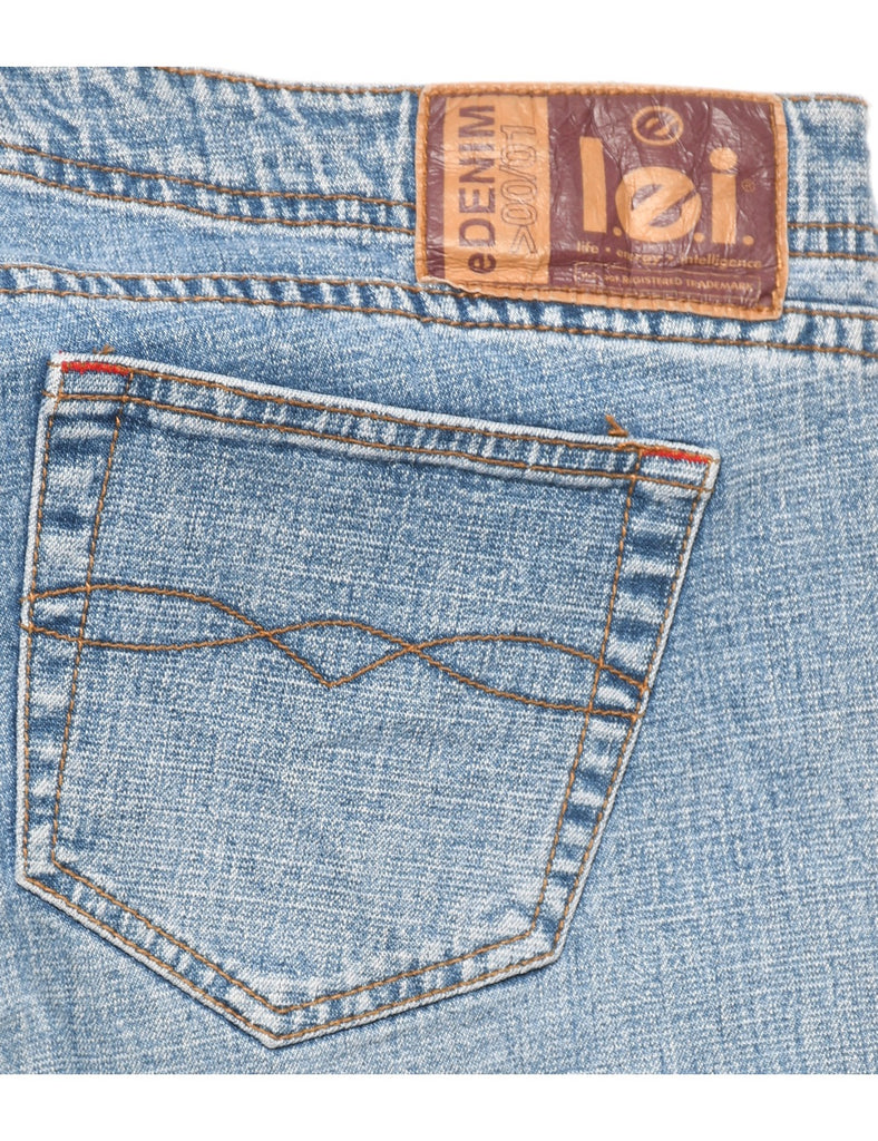 Light Wash Bootcut Jeans - W34 L31
