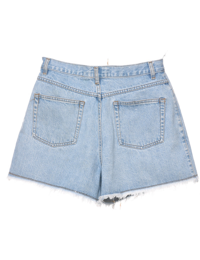 Light Wash Cut-off Denim Shorts - W30 L3