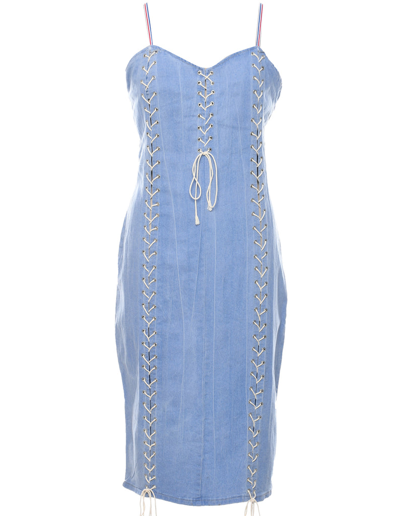 Light Wash Denim Dress - M