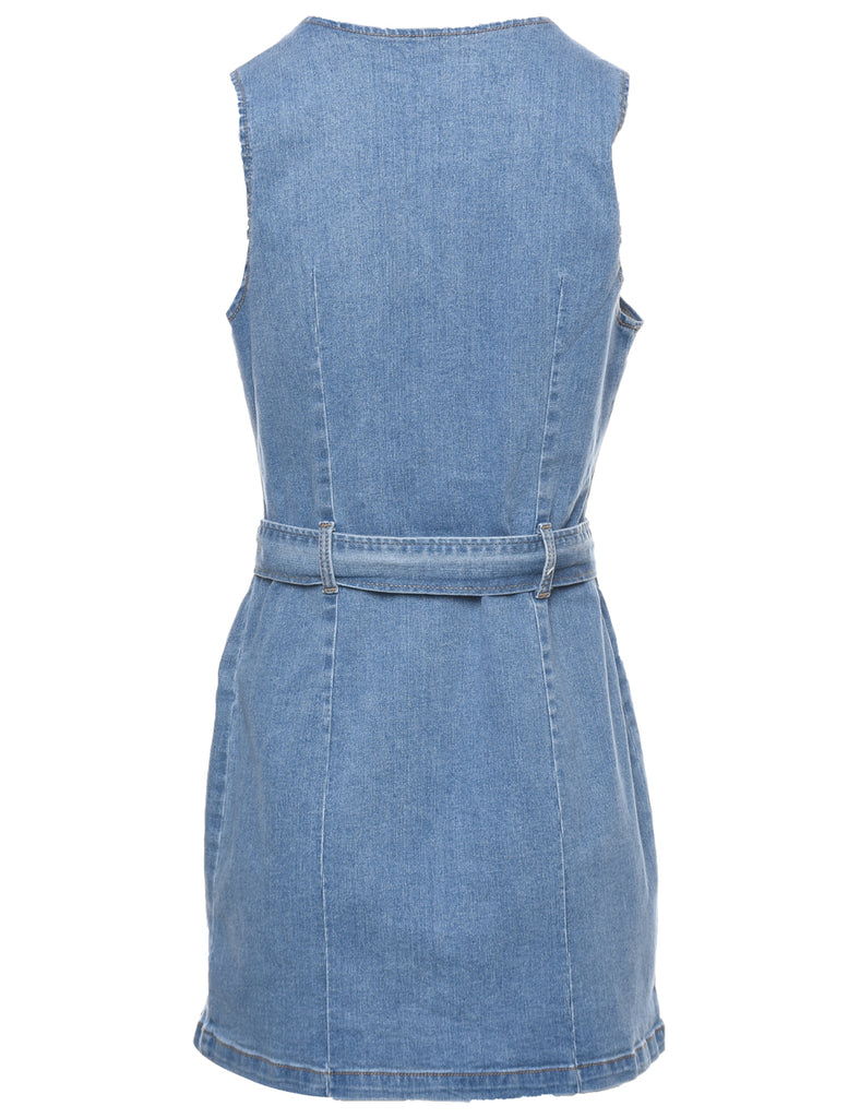 Light Wash Denim Dress - M