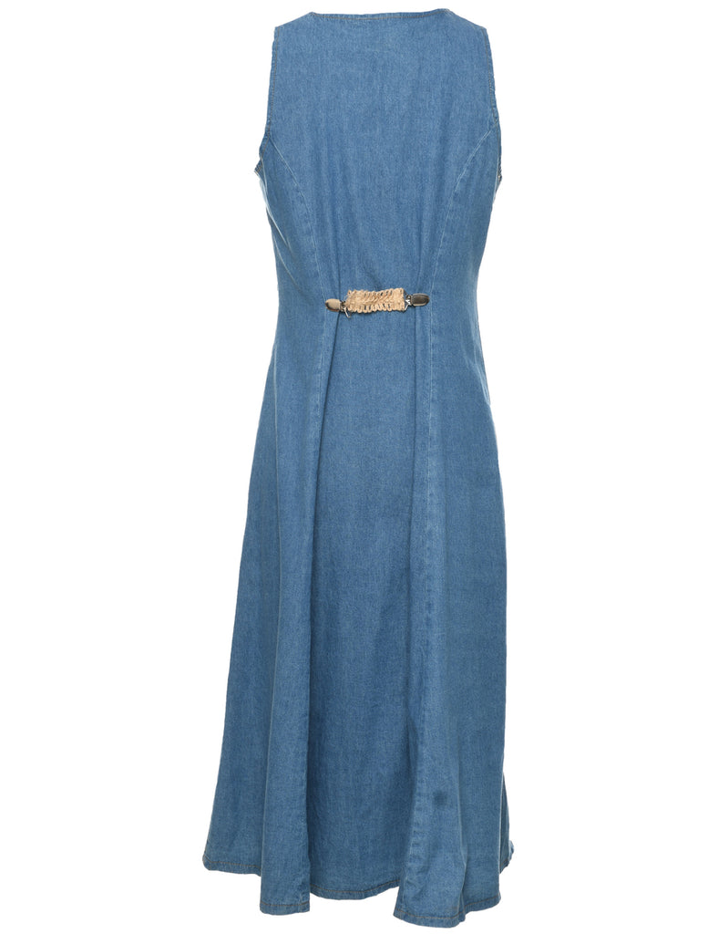 Light Wash Denim Dress - M