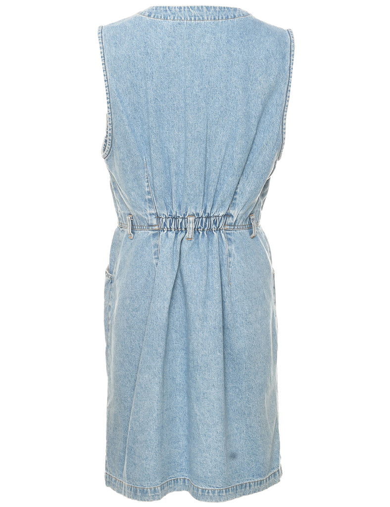 Light Wash Denim Dress - M