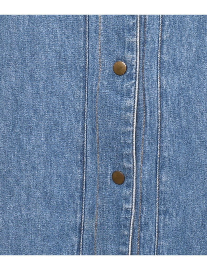 Light Wash Denim Dress - M