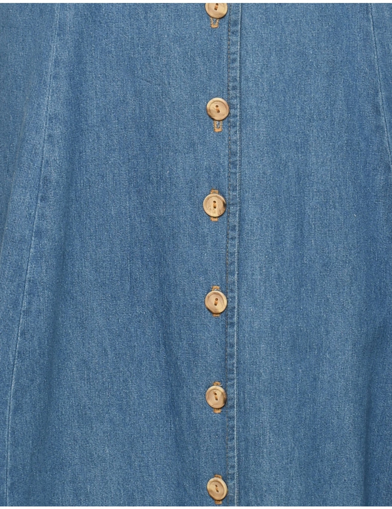 Light Wash Denim Dress - M