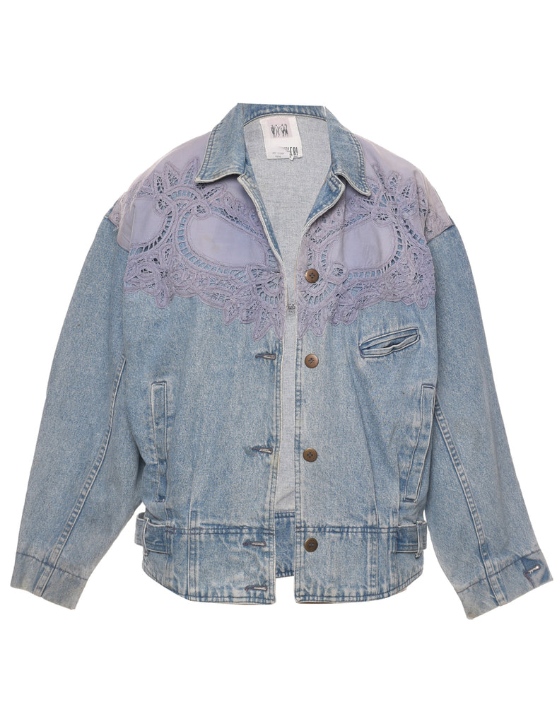 Light Wash Denim Jacket - M