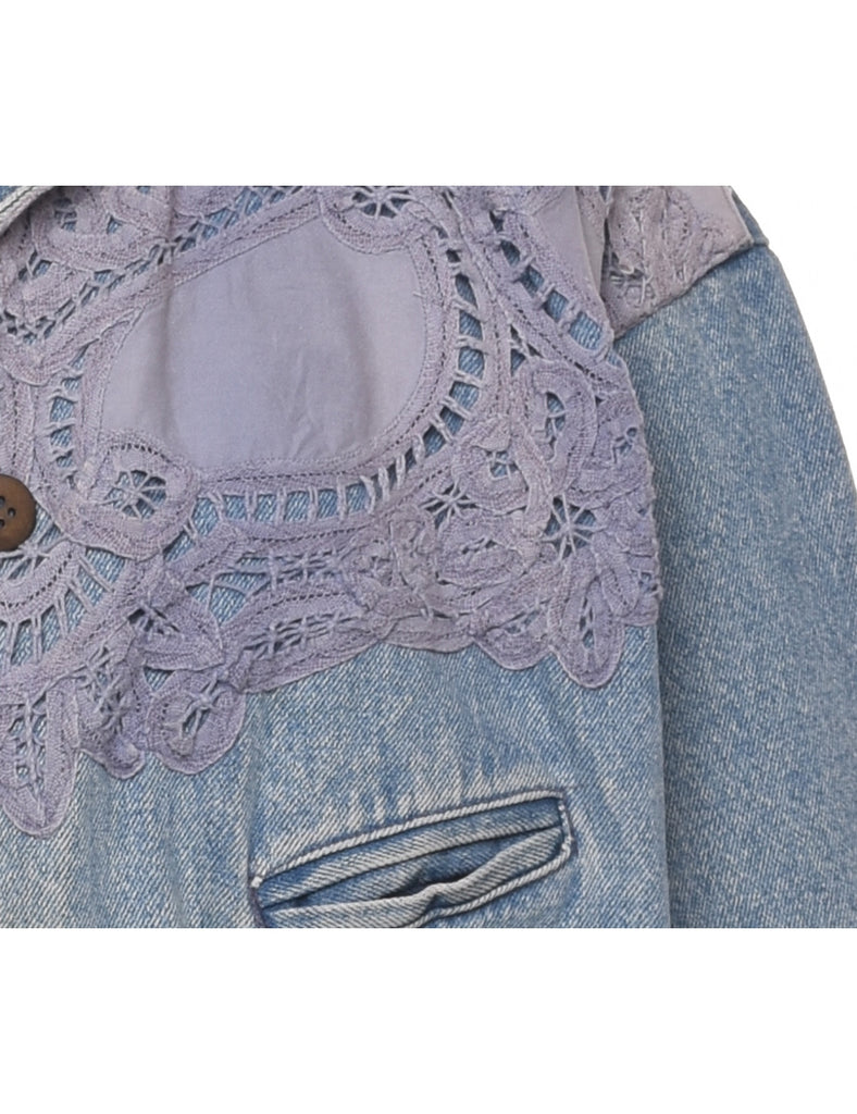 Light Wash Denim Jacket - M