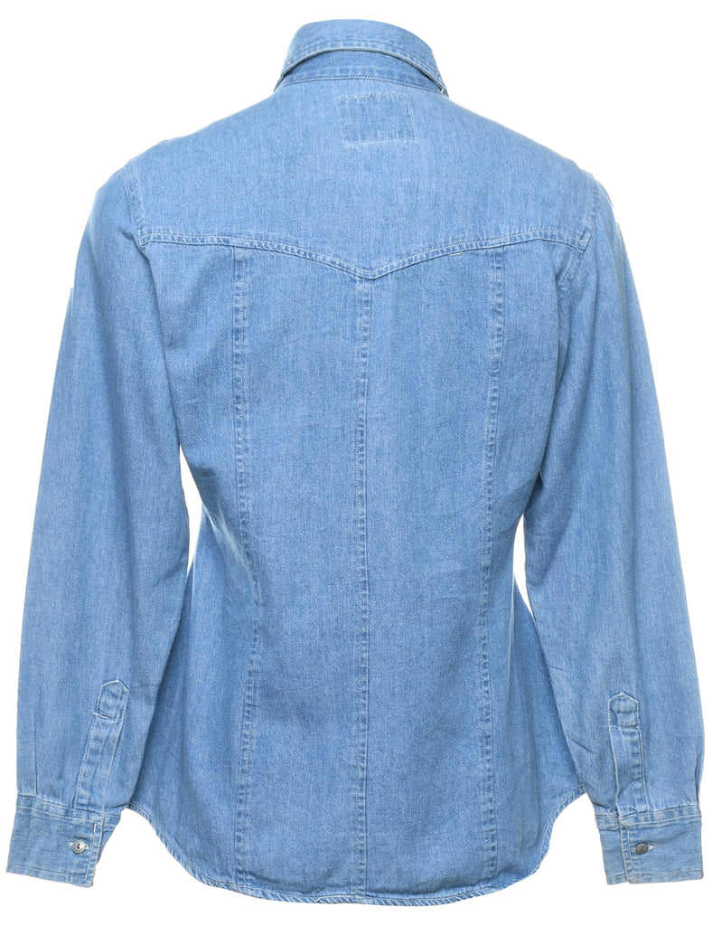 Light Wash Denim Shirt - M