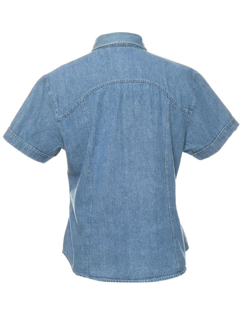 Light Wash Denim Shirt - L