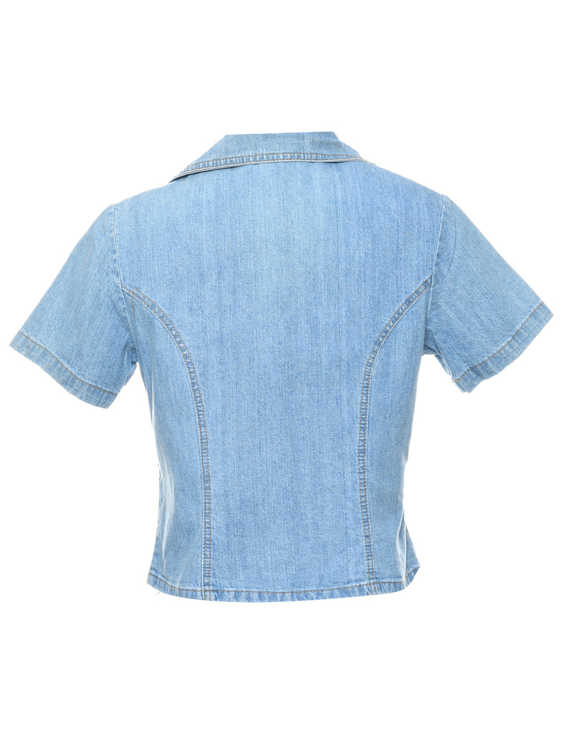 Light Wash Denim Shirt - M