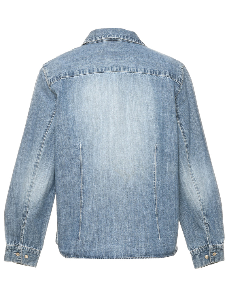 Light Wash Denim Shirt - L