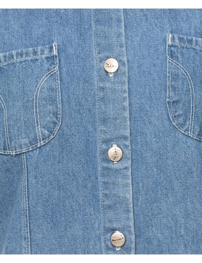 Light Wash Denim Shirt - L