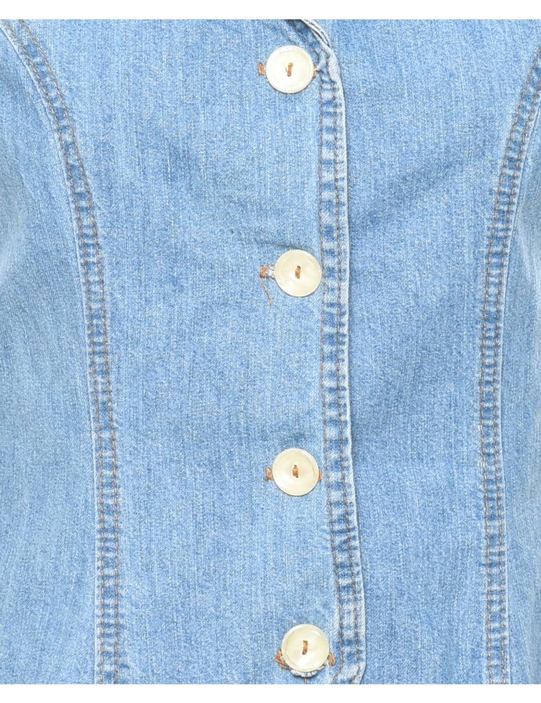 Light Wash Denim Shirt - M