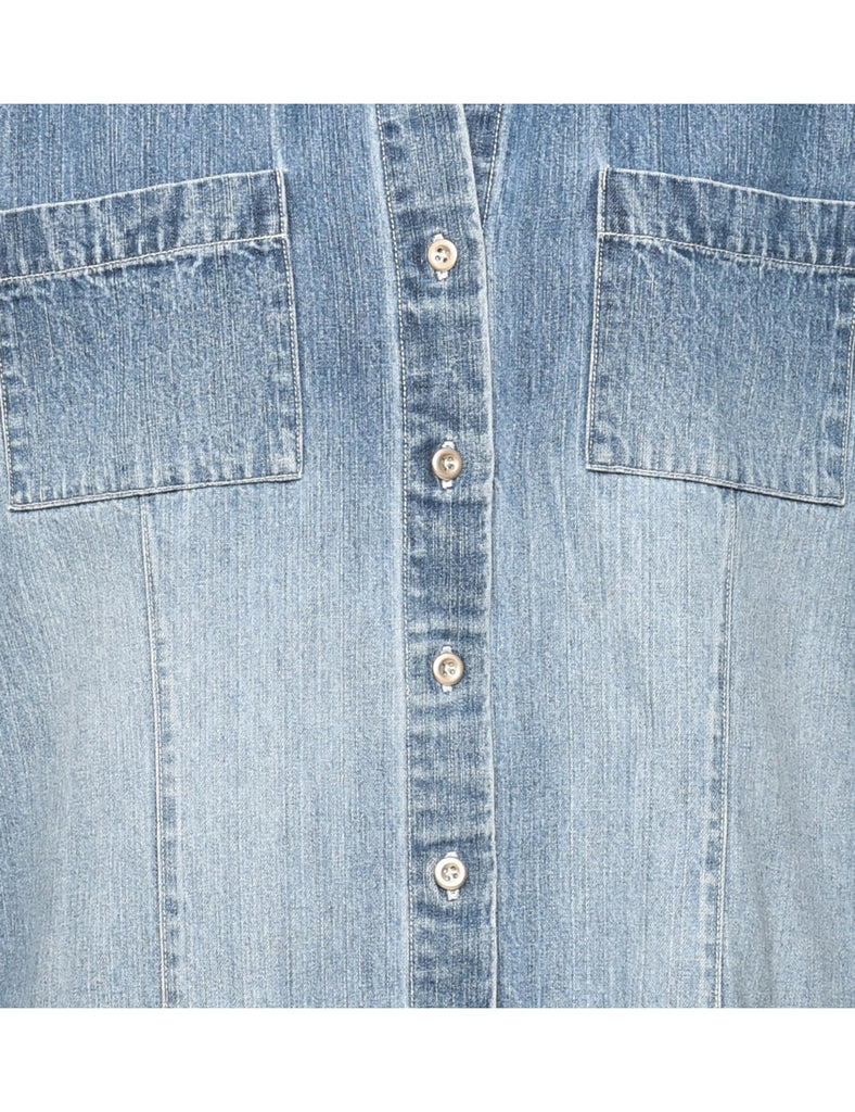 Light Wash Denim Shirt - L