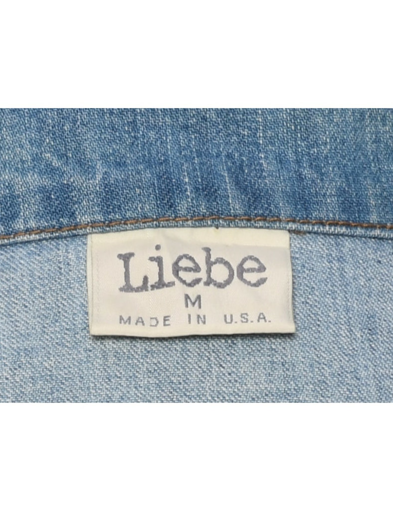 Light Wash Denim Shirt - M