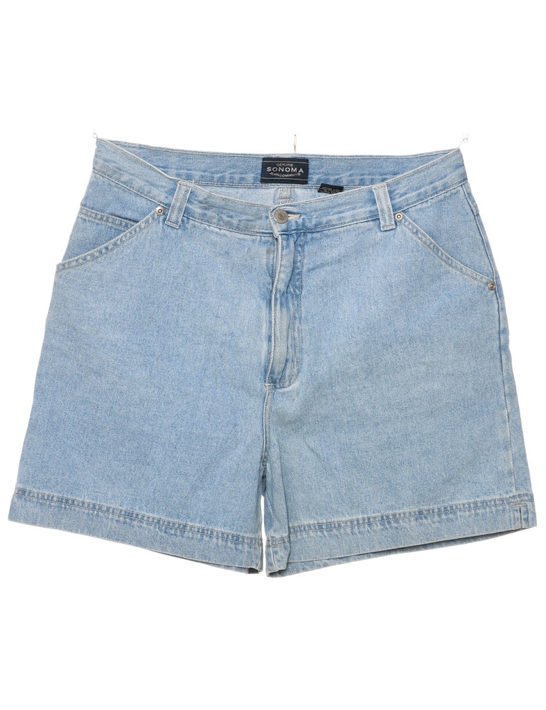 Light Wash Denim Shorts - W32 L4