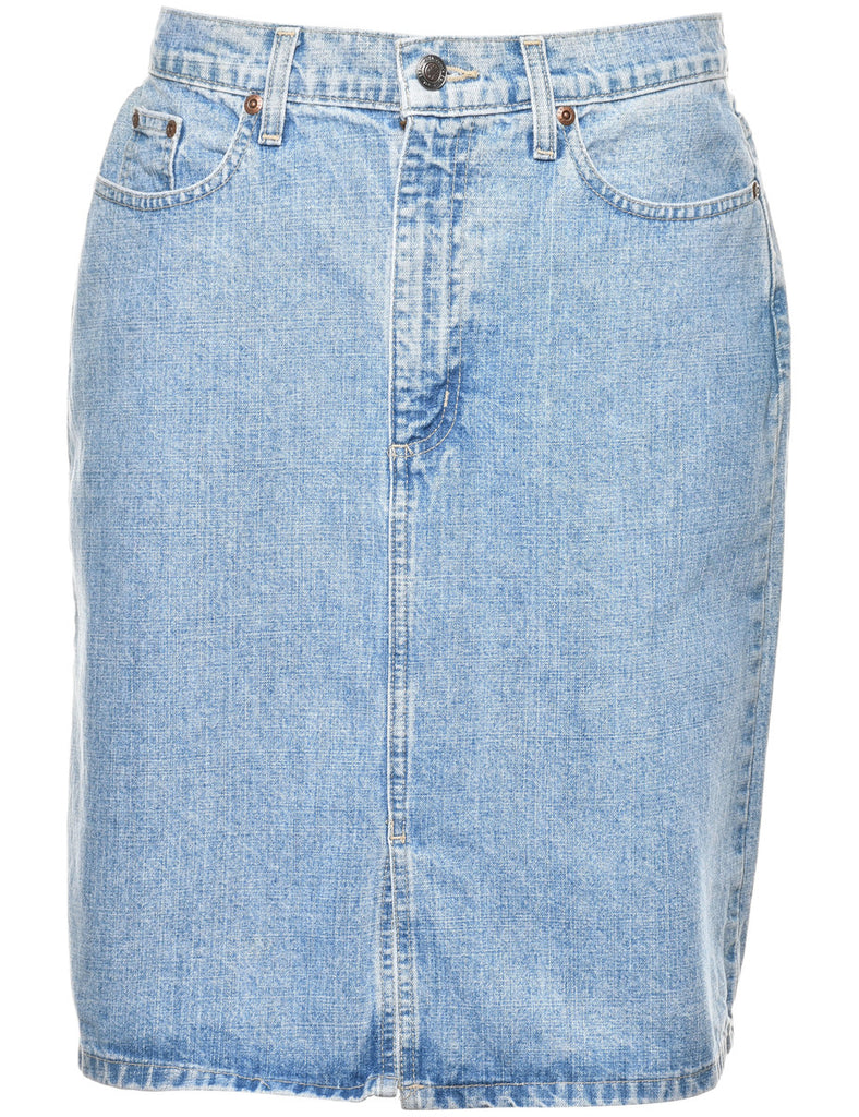 Light Wash Denim Skirt - S