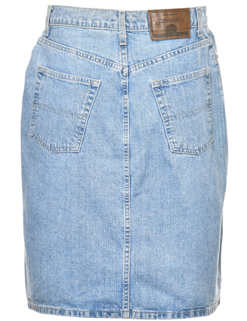 Light Wash Denim Skirt - S