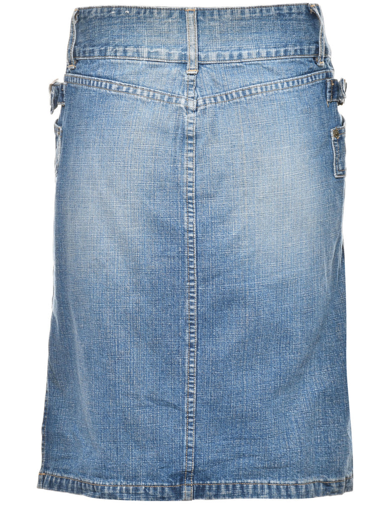 Light Wash Denim Skirt - M