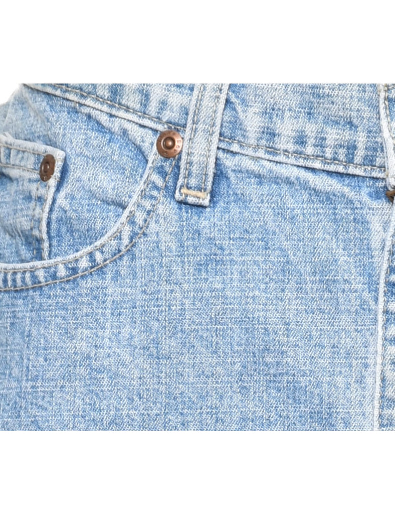 Light Wash Denim Skirt - S