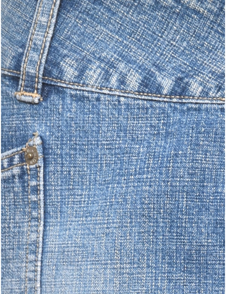 Light Wash Denim Skirt - M