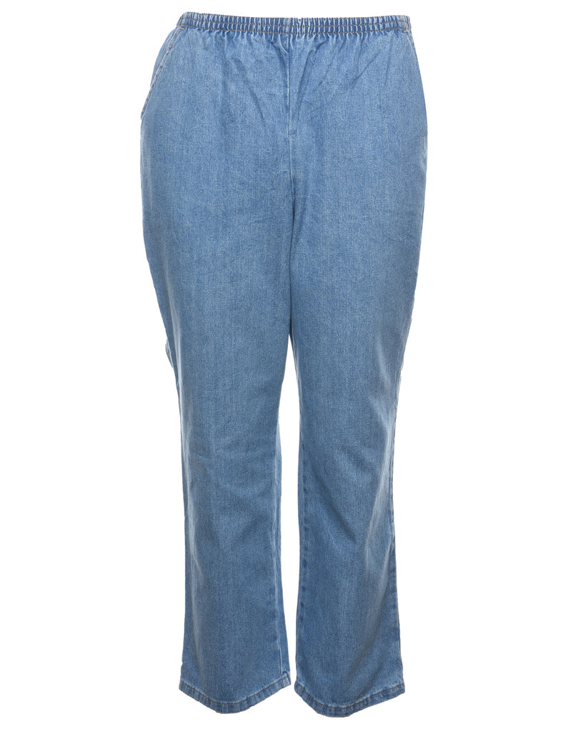 Light Wash Denim Trousers - W26 L29