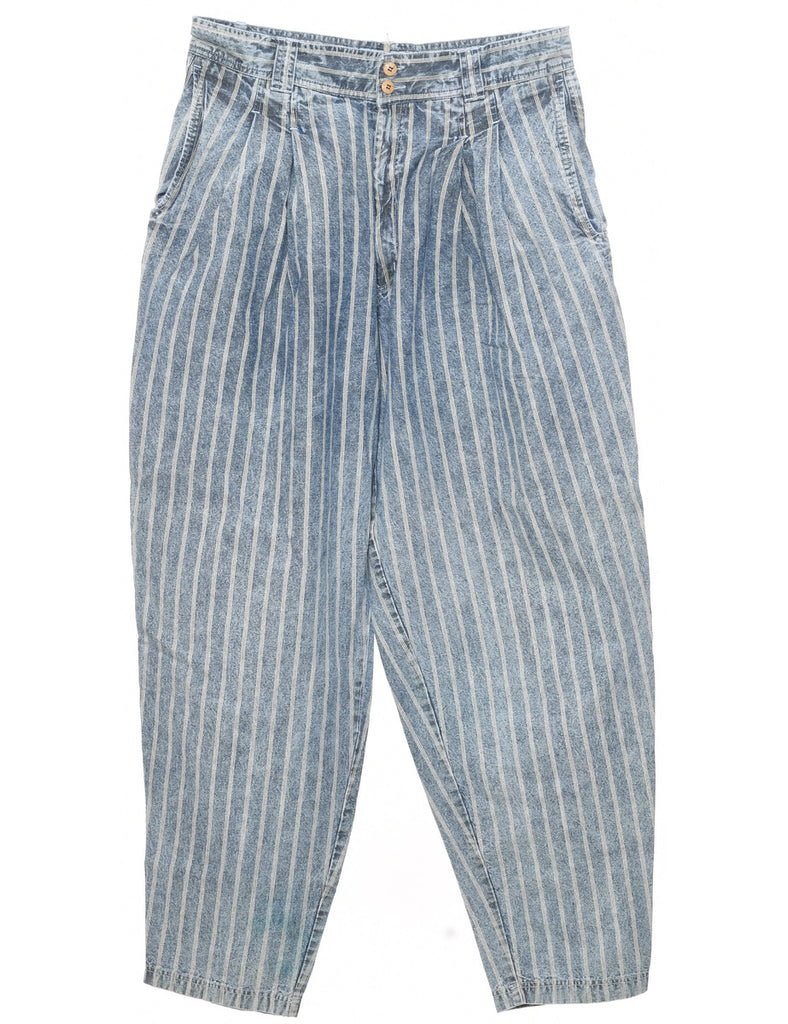 Light Wash Denim Trousers - W32 L32