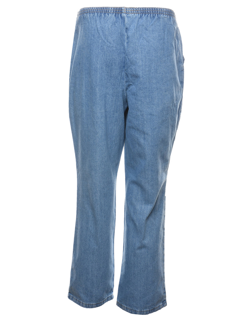 Light Wash Denim Trousers - W26 L29